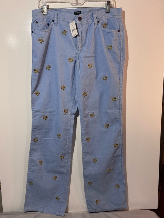 J. Crew Pants - J.Crew Factory Favorite Fit Pants Light Blue Size 10 NWT 100% Cotton
